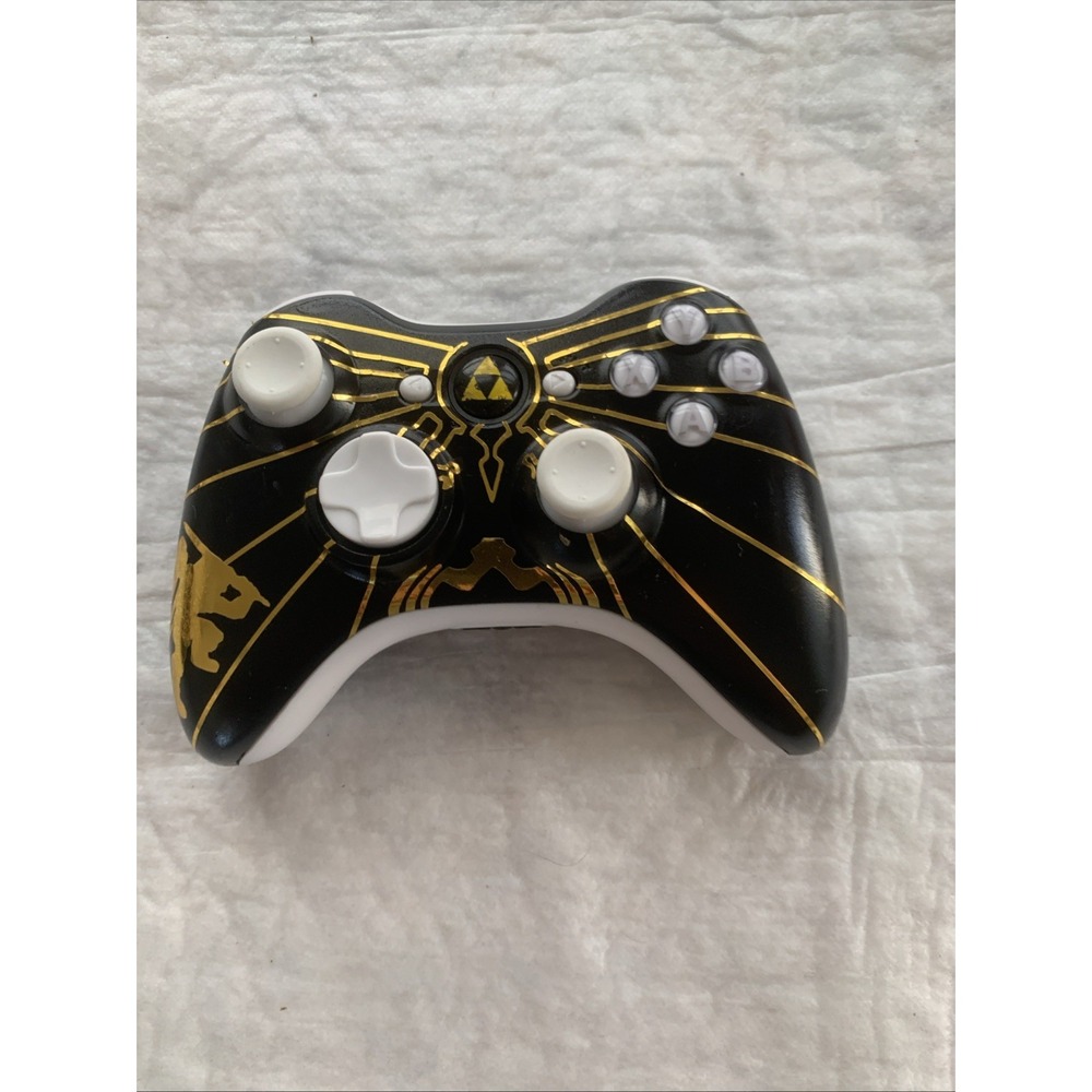 Microsoft Xbox 360 Wireless Controller Legend of Zelda Custom - Untested
